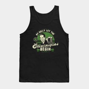 Let The Shenanigans Begin St. Patrick's Day Funny Tank Top